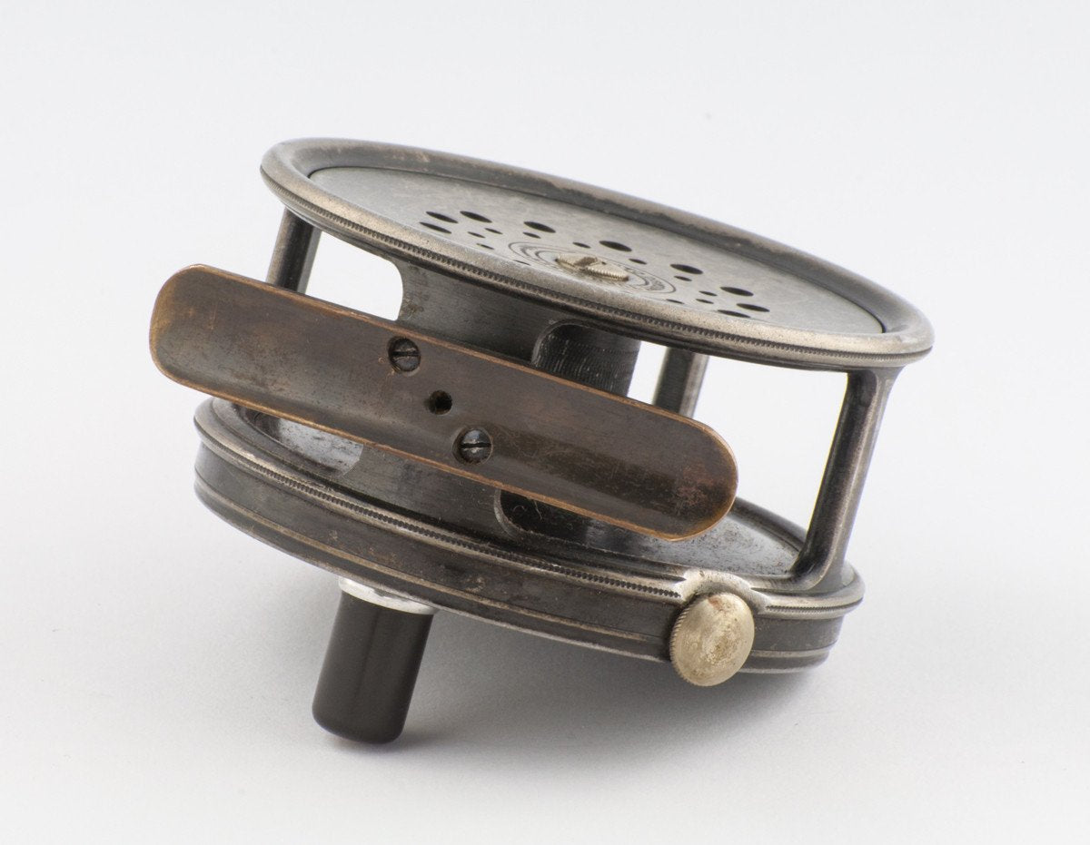 Hardy Perfect 3 1/2" wide drum fly reel - Harry & Elsie Darbee provenance! 