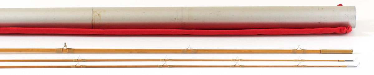 R.L. Winston Bamboo Rod SF-era 8' 2/2 #5 - maker signature and rod markings
