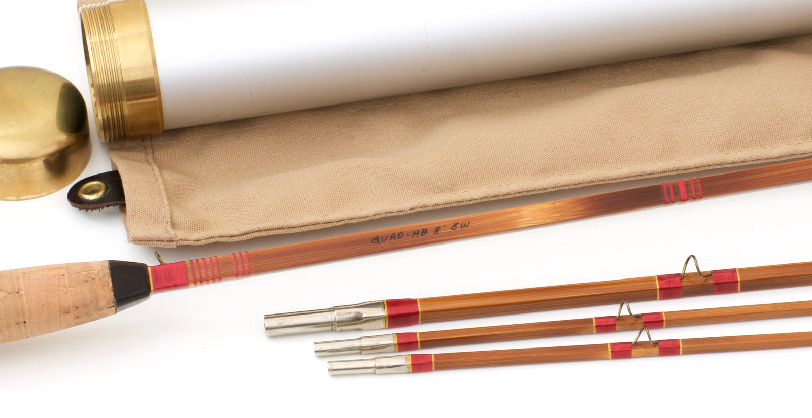 Guba/Zietak - 8' 3/2 5wt Hollowbuilt Quad Bamboo Rod