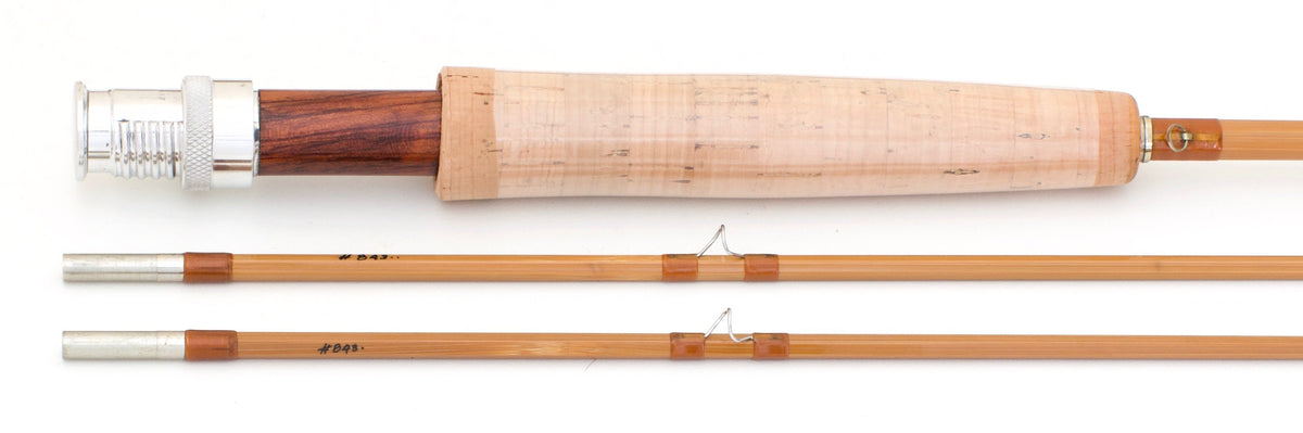 Simroe, Ted -- 7 1/2' 5wt Bamboo Rod (New) - maker signature and rod markings