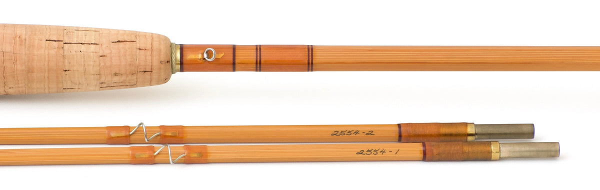 R.L. Winston Bamboo Rod 8' 2/1 #5 - rod sections with wraps