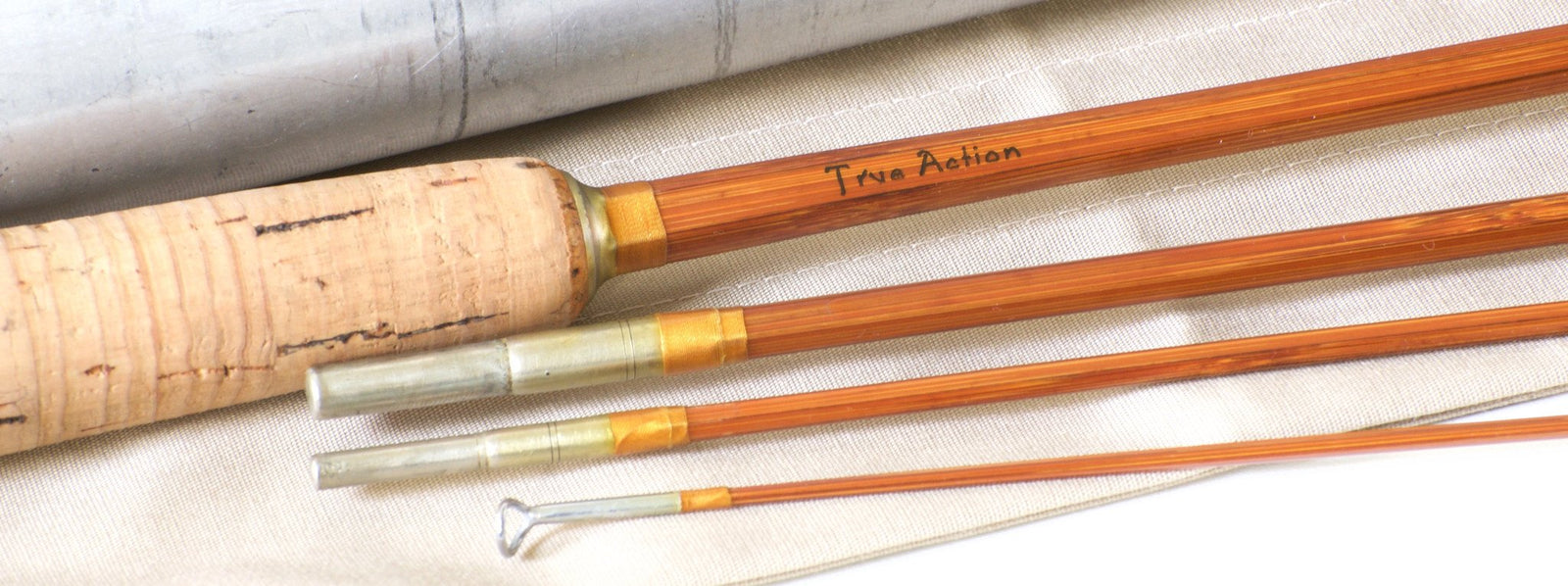 Wright & McGill / Old Faithful Rod Co. "True Action" 7'6 Bamboo Rod 