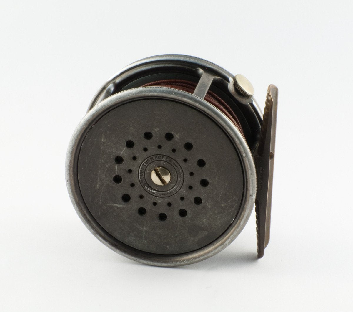 Hardy Perfect 3 3/4" Pre-WWII wide drum fly reel