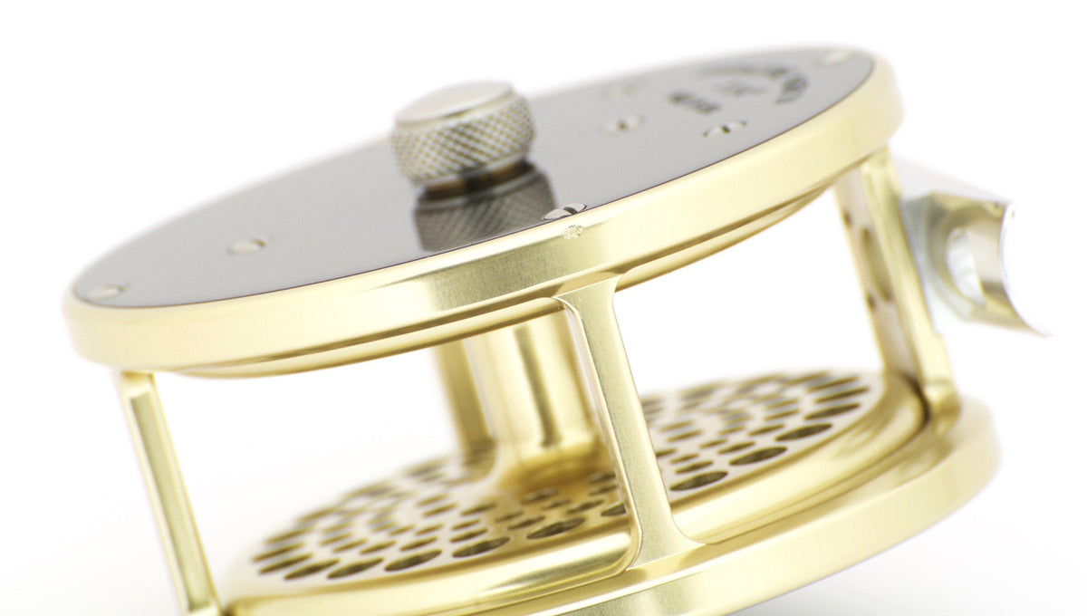 Joe Saracione 3 1/4" Mark IV Trout Fly Reel - Gold/Black RHW