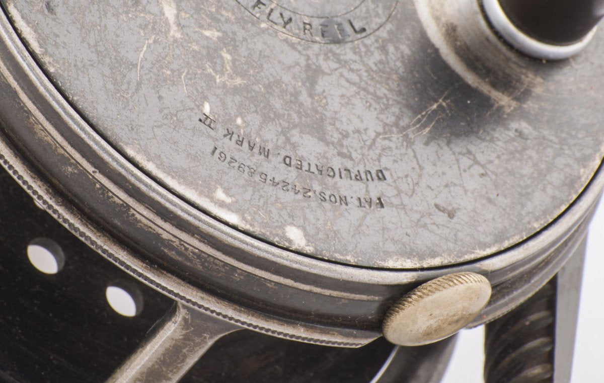 Hardy Perfect 3 1/2" wide drum fly reel - Harry & Elsie Darbee provenance!