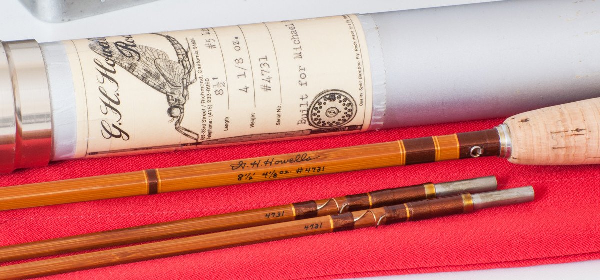 Howells, Gary -- 8'6 5wt 2/2 Bamboo Rod