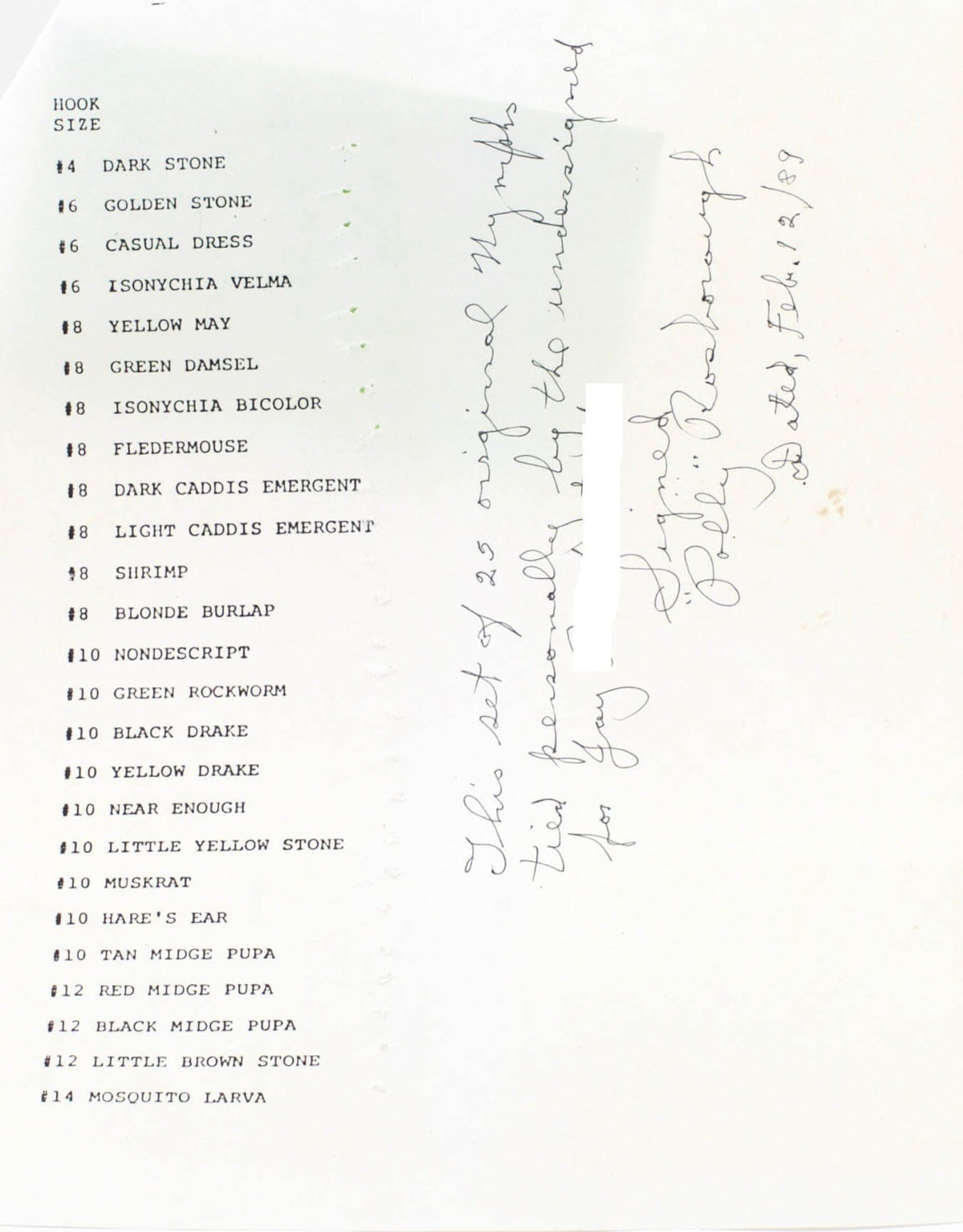 Rosborough, Polly - Fly Collection 