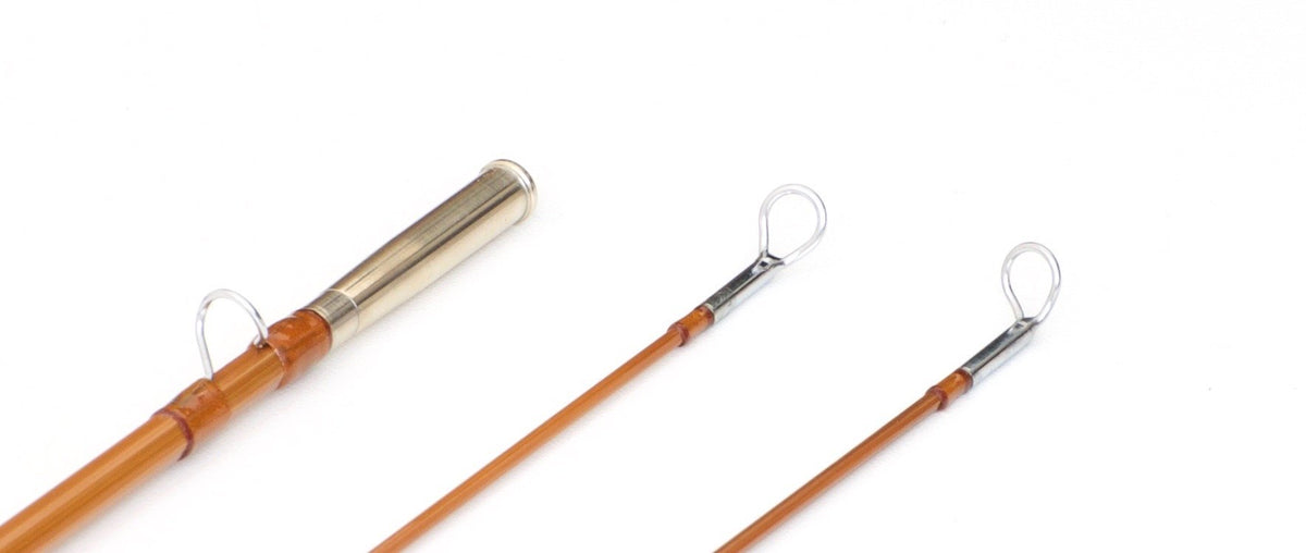 Simroe, Ted -- 7' 4wt Bamboo Rod - rod sections with guides and wraps