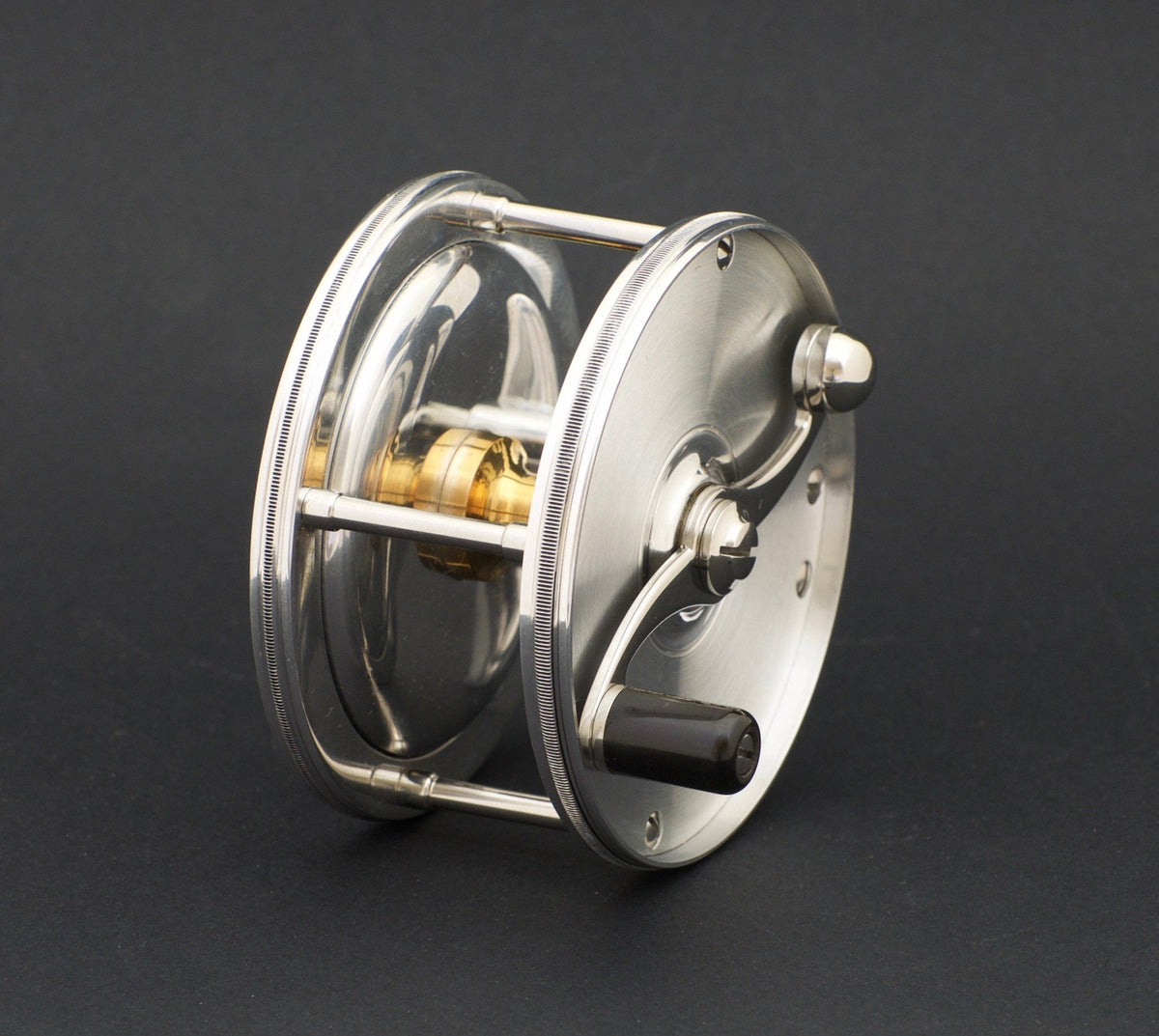 Georg Lundwall 3.21" White-Faced Glider Click Fly Reel 