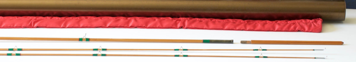 Pezon et Michel Super Parabolic PPP, "St. Louis" Type Dubos Bamboo Rod 8'1 4-5wt 