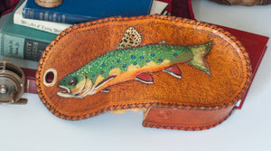 Annie Margarita Leather Reel Case - "Brookie" 