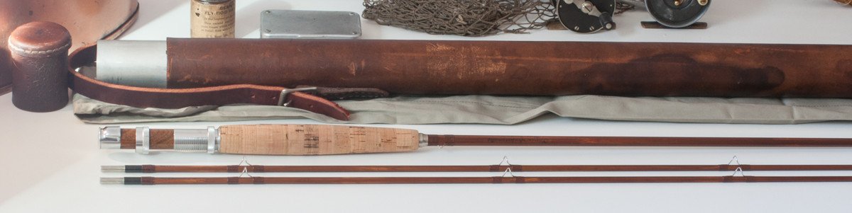 Orvis Wes Jordan 8' 2/2 7wt Bamboo Rod with Leather Tube