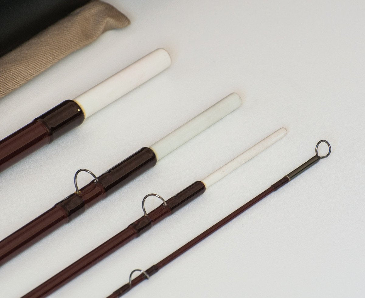 Graywolf Rods / Tom Morgan Rodsmiths Fiberglass Fly Rod - 8' 5wt 4pc! 