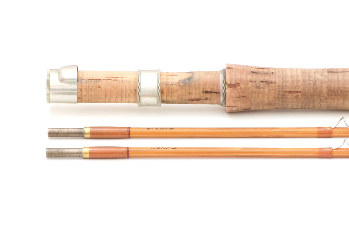 R.L. Winston Bamboo Rod (Morgan-Era) 7'6" 2/2 #4/5 - rod sections with guides and wraps