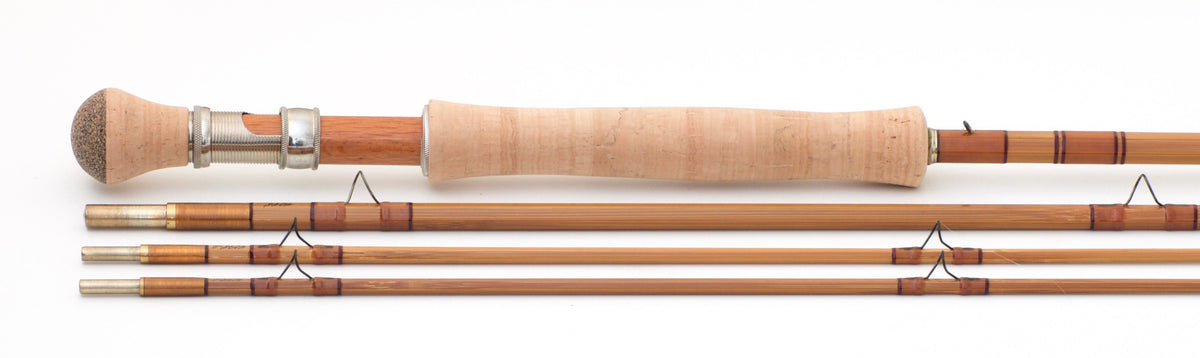 R.L. Winston Bamboo Rod 9'6" 3/2 #8 - maker signature and rod markings