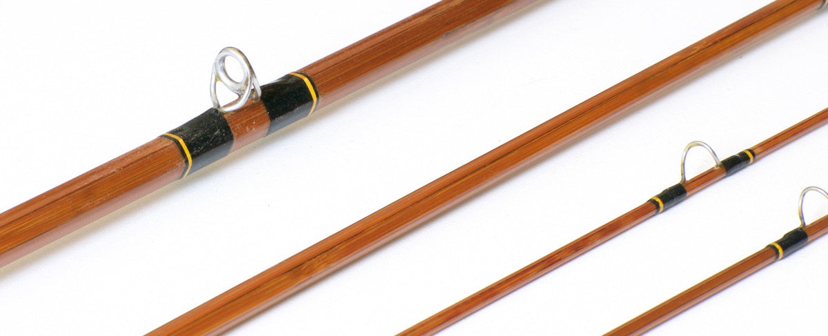 Phillipson Premium Bamboo Rod 9' 3/2 7wt - rod sections with guides and wraps