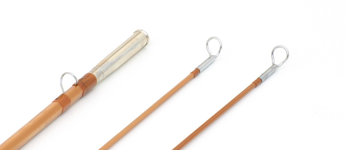 Simroe, Ted -- 7 1/2' 5wt Bamboo Rod (New) - rod sections with guides and wraps