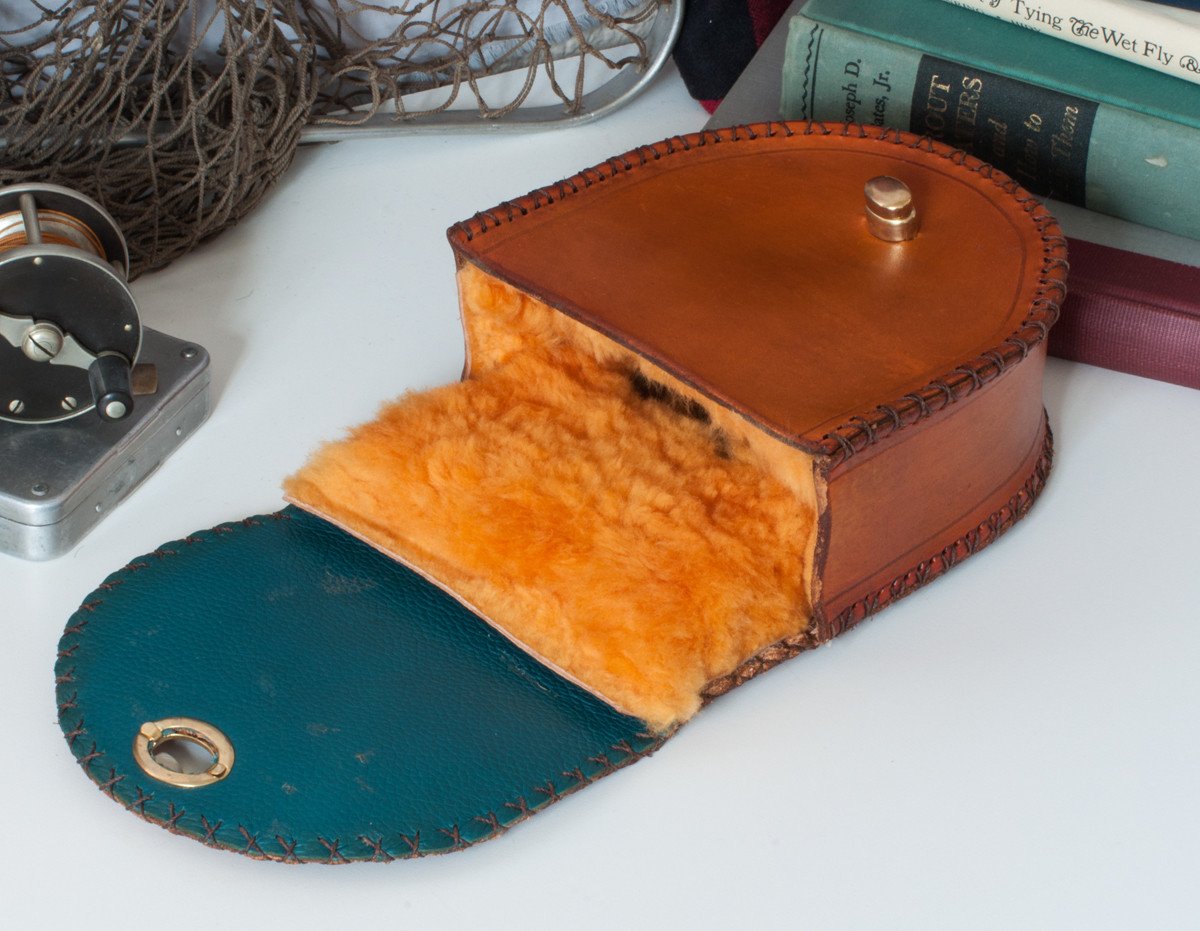 Annie Margarita Leather Reel Case - "Brookie"