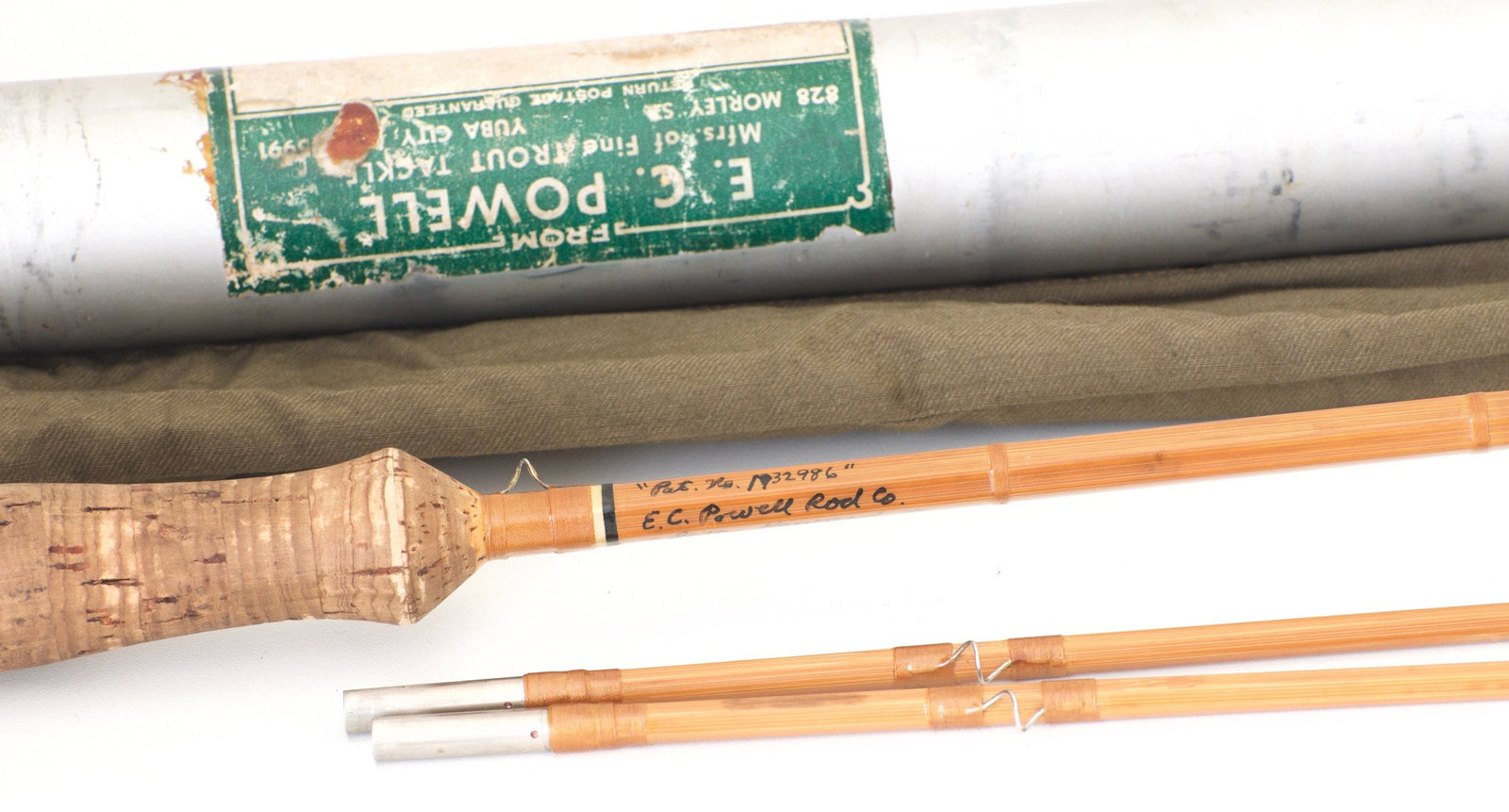 Powell, E.C. -- 9' B-Taper Hollowbuilt Bamboo Rod 