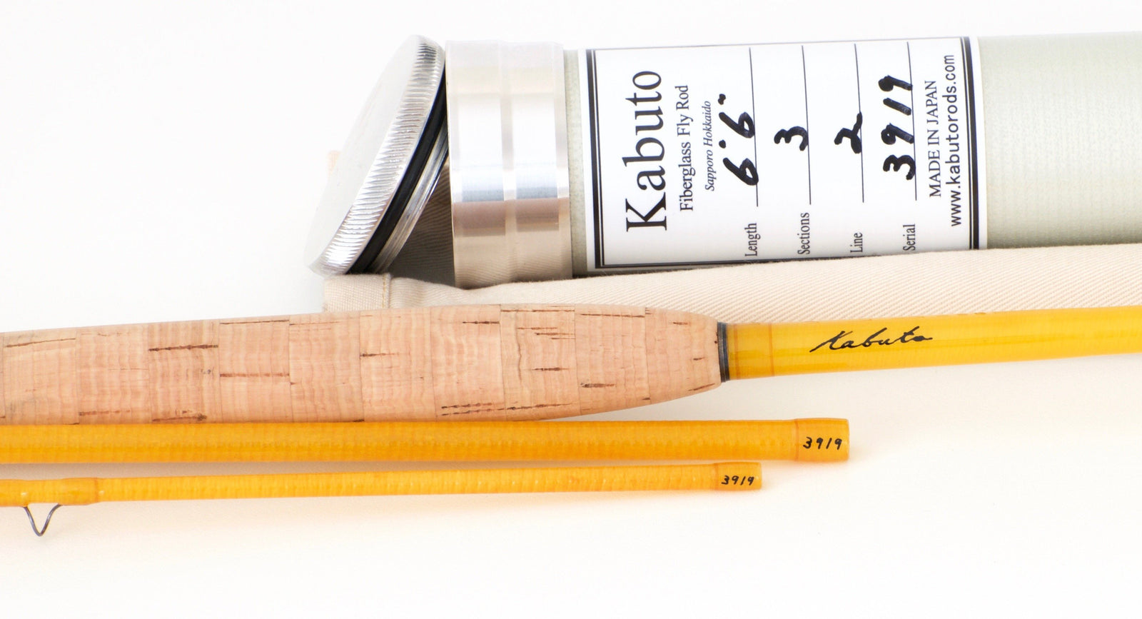 Kabuto Fiberglass Rod Model 6623 - 6'6 2wt 