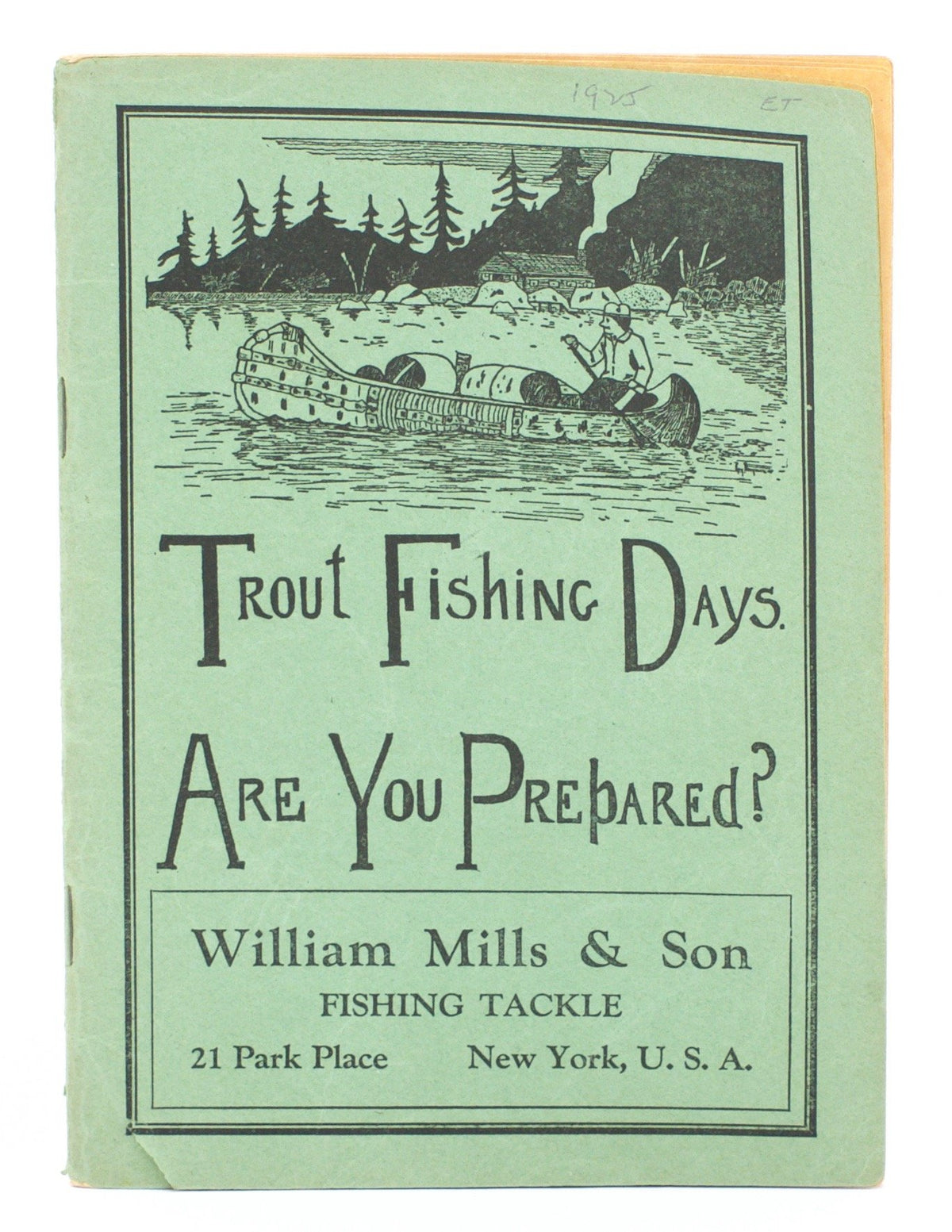 William Mills & Son 1925 Tackle Booklet 
