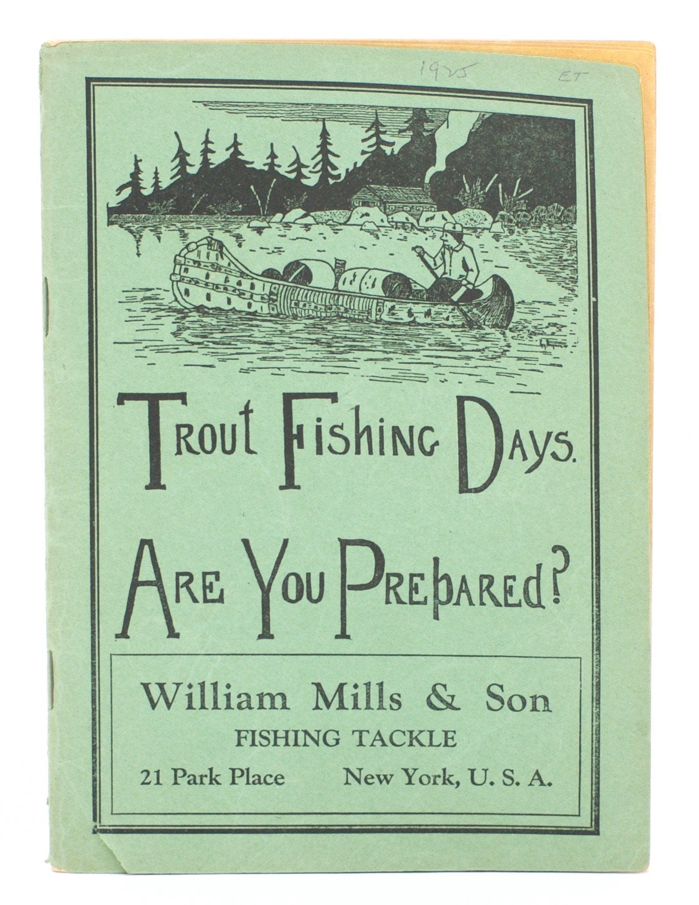 William Mills & Son 1925 Tackle Booklet 