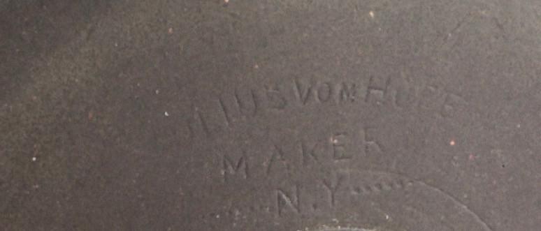 Julius Vom Hofe Size 4 German Silver Fly Reel