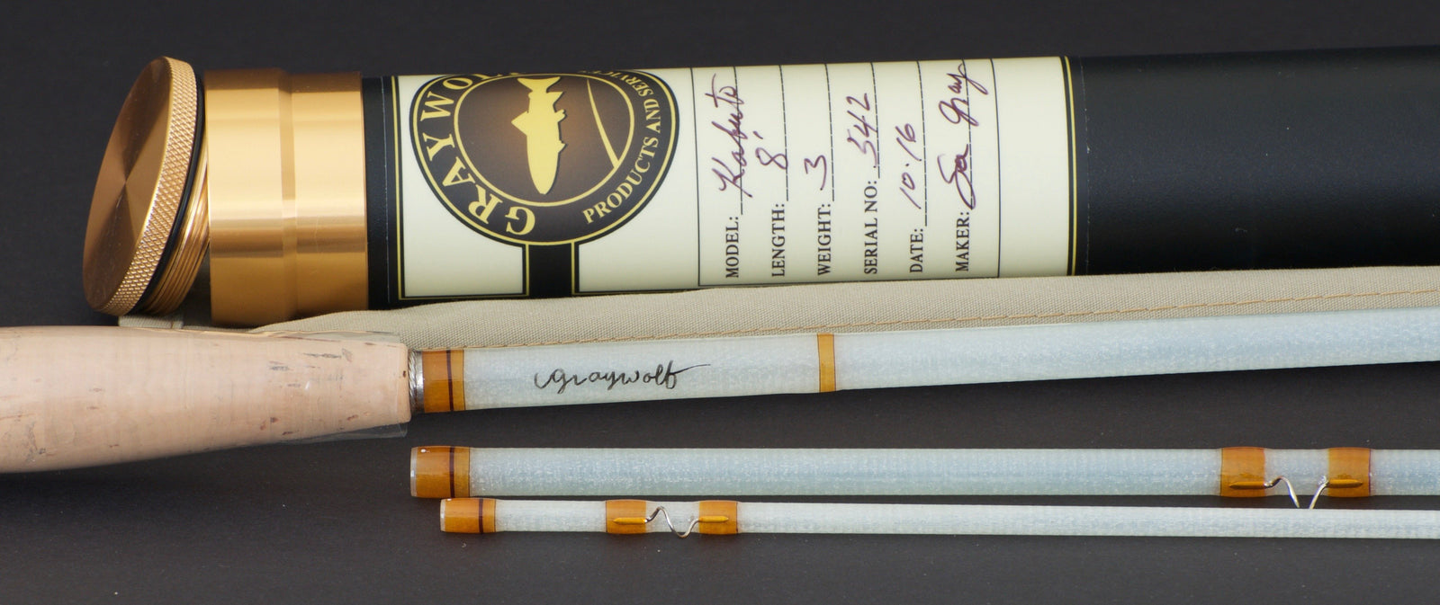 Kabuto / Graywolf Fiberglass Rod 8' 3wt 