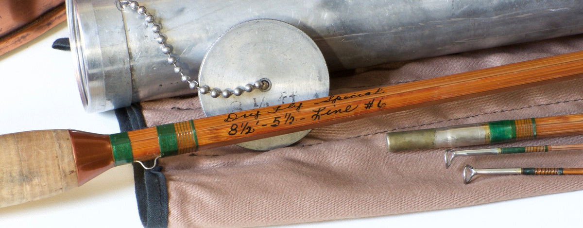 Phillipson Peerless Dry Fly Special Bamboo Rod 8'6 3/2 6wt - ferrules and tips detail