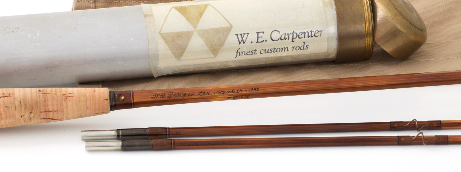 Walt Carpenter Browntone 7'6 2/2 5wt Bamboo Rod 