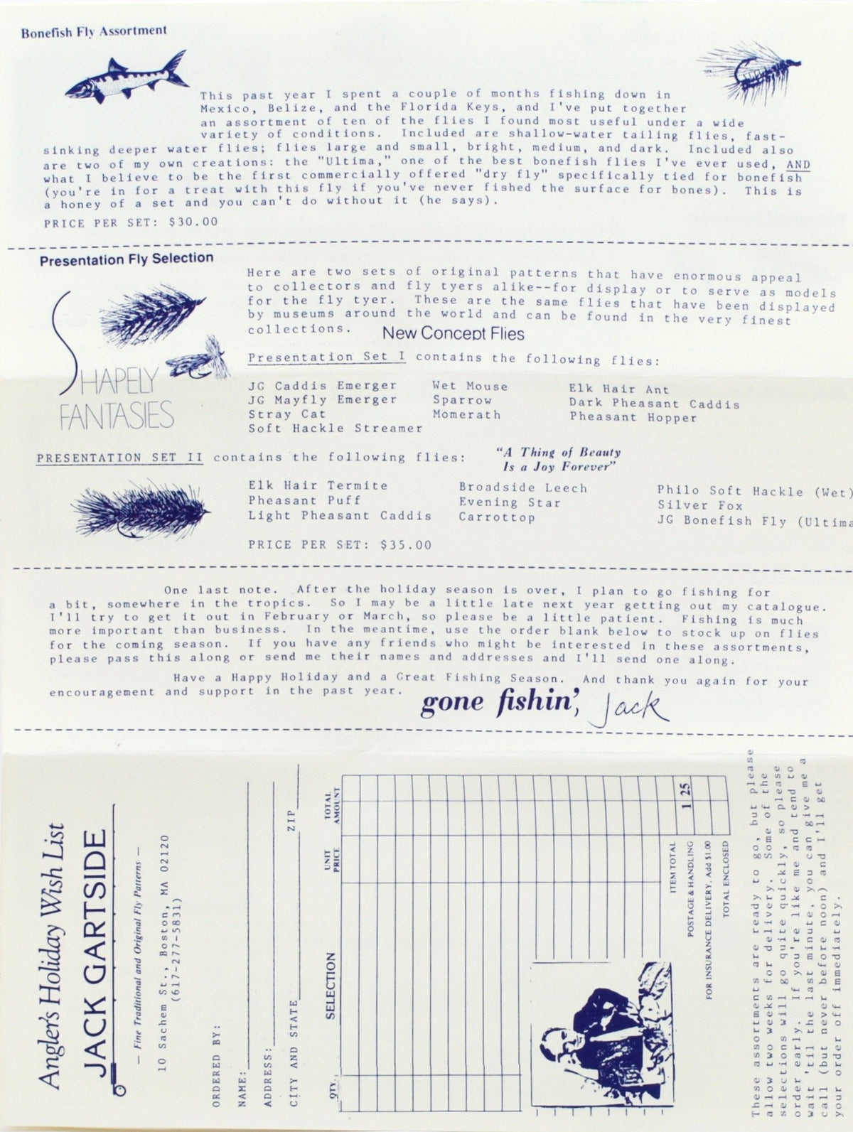 Gartside, Jack - Fly and Ephemera Collection 