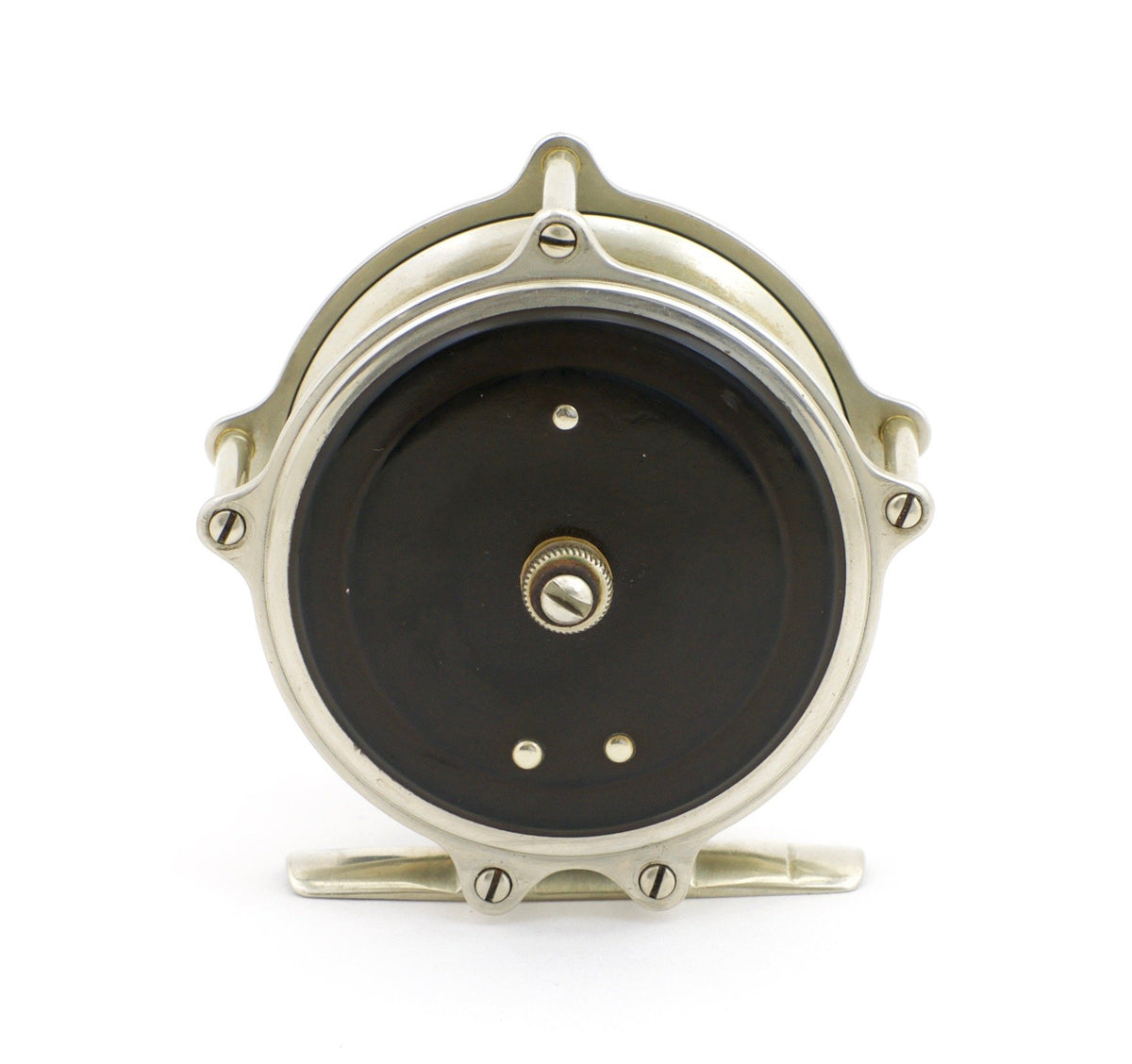 Julius Vom Hofe / H.L. Leonard -- 3" Raised Pillar Fly Reel