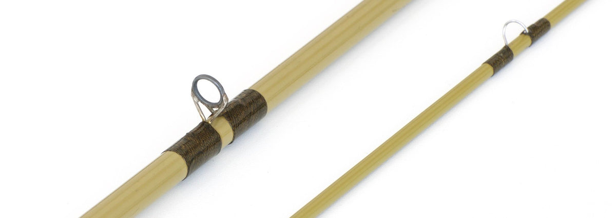 Orvis "Golden Eagle" 8' 6-7wt 2 pc. Fiberglass Fly Rod - rod sections with wrapping
