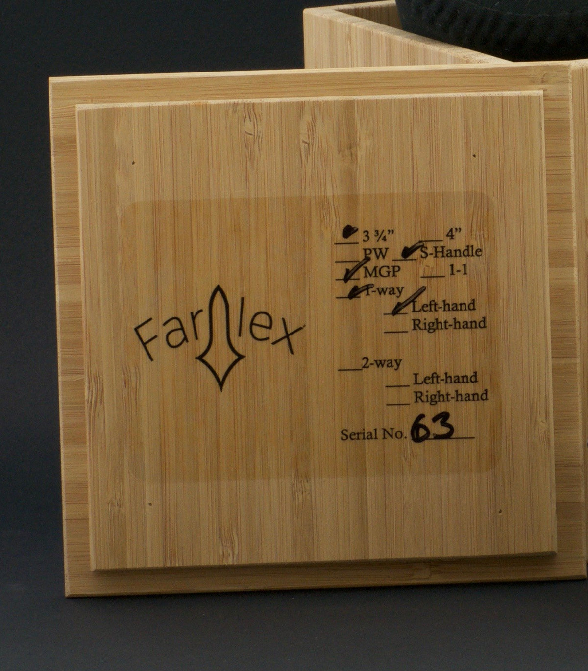 Farlex 3 3/4" S-Handle Platewind Multiplier Fly Reel