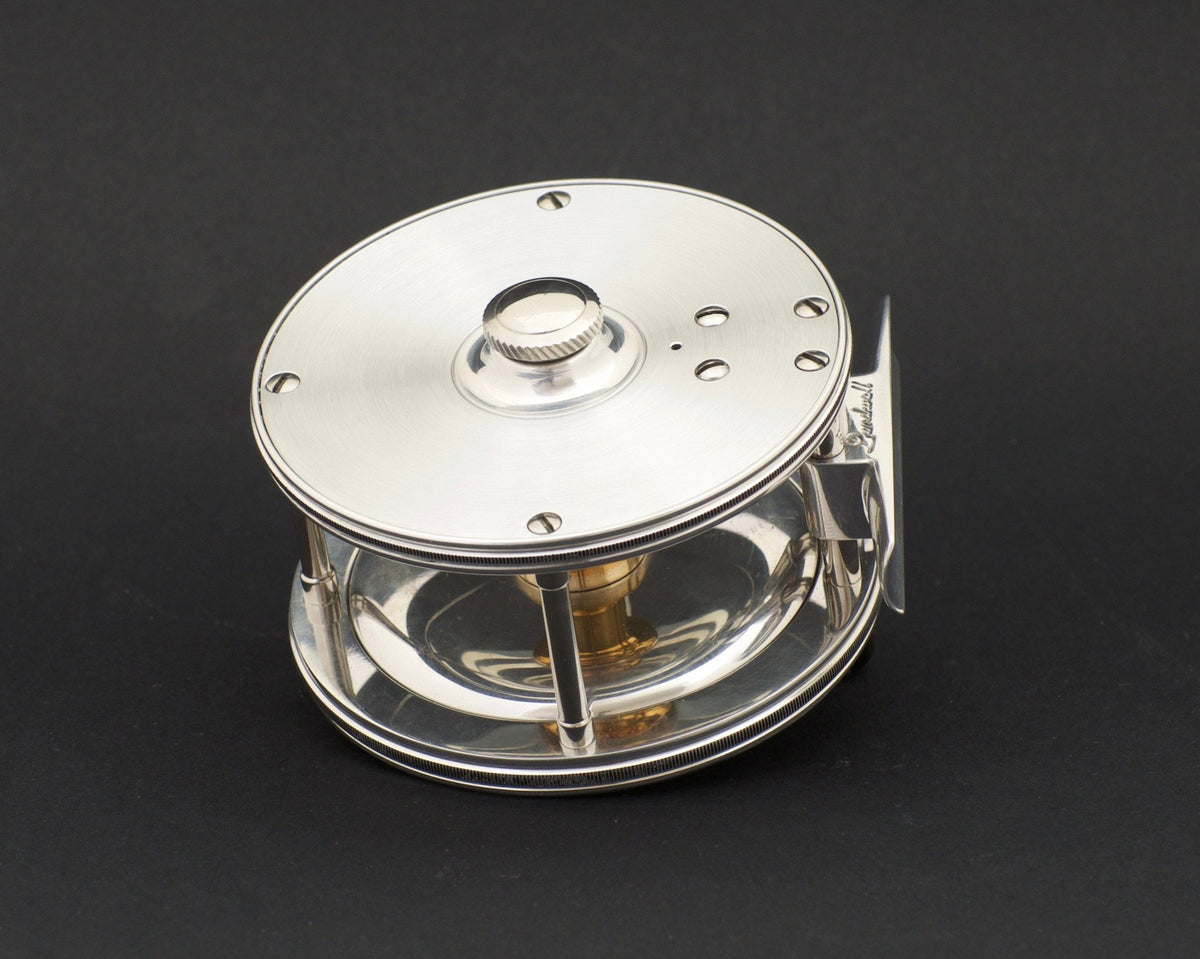 Georg Lundwall 3.21" White-Faced Glider Click Fly Reel 