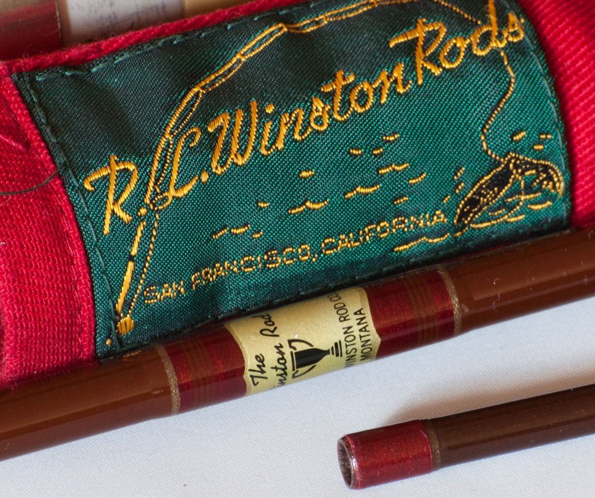 Winston, RL -- 7'6 3wt "Stalker" Montana-era Fiberglass Rod 