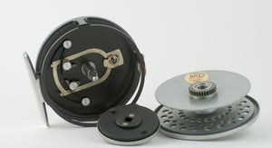 Hardy Marquis Multiplier #6 fly reel with two spare spools