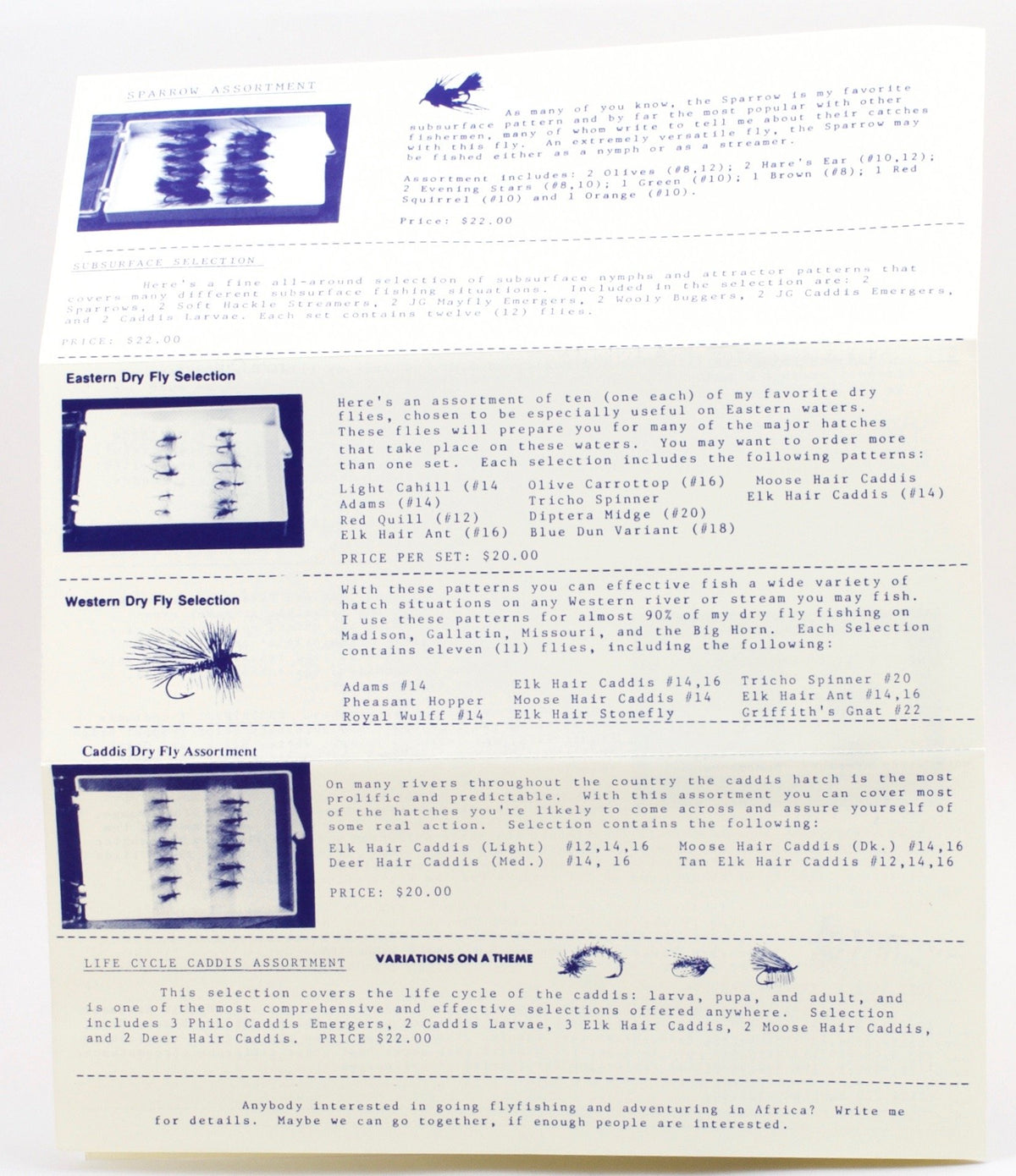 Gartside, Jack - Fly and Ephemera Collection 