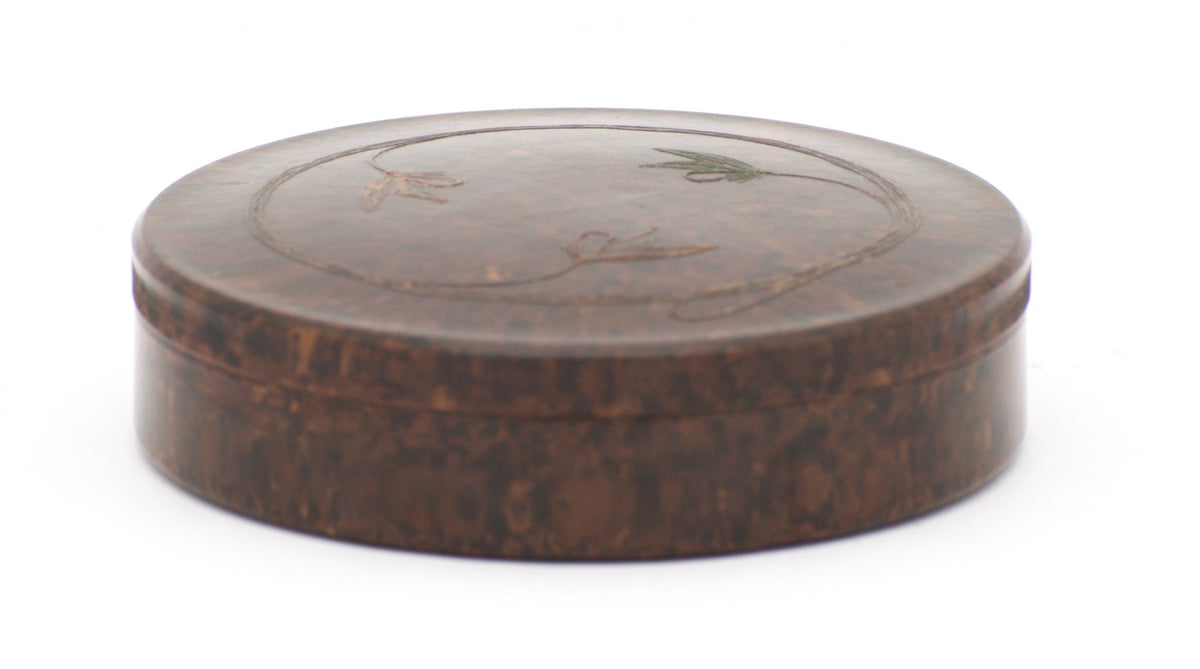 Hardy Bros. Neroda Round Gut Leader Fly Box (Oxblood) 