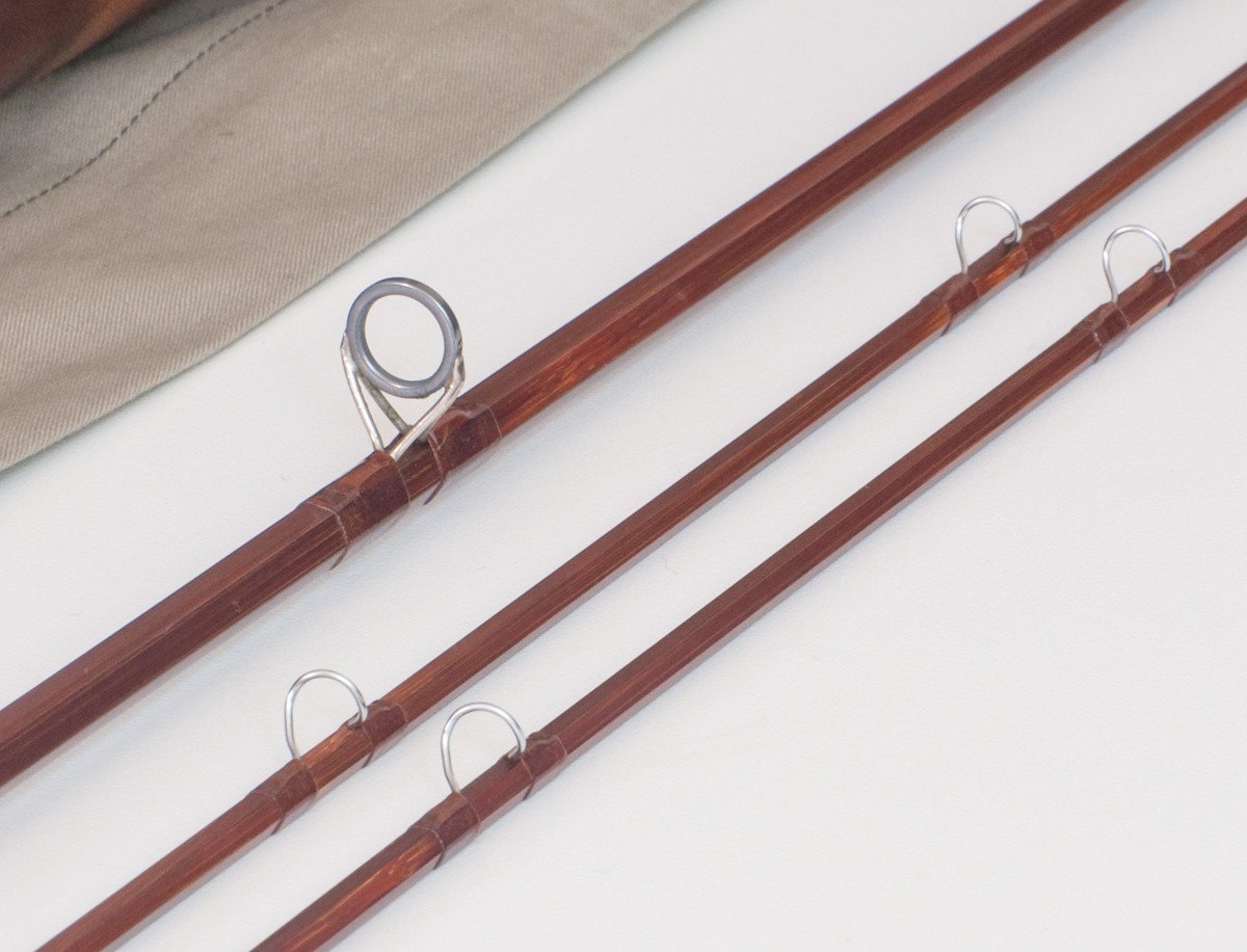 Orvis Wes Jordan 8' 2/2 7wt Bamboo Rod with Leather Tube