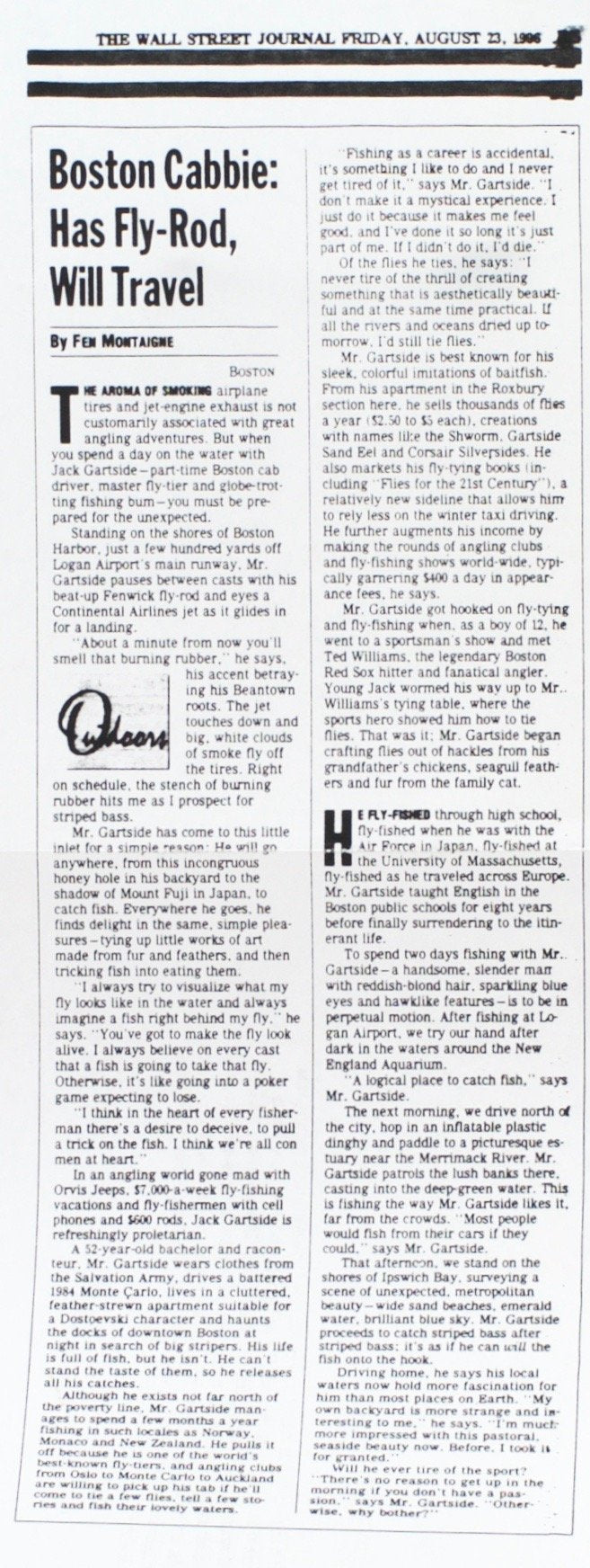 Gartside, Jack - Fly and Ephemera Collection 