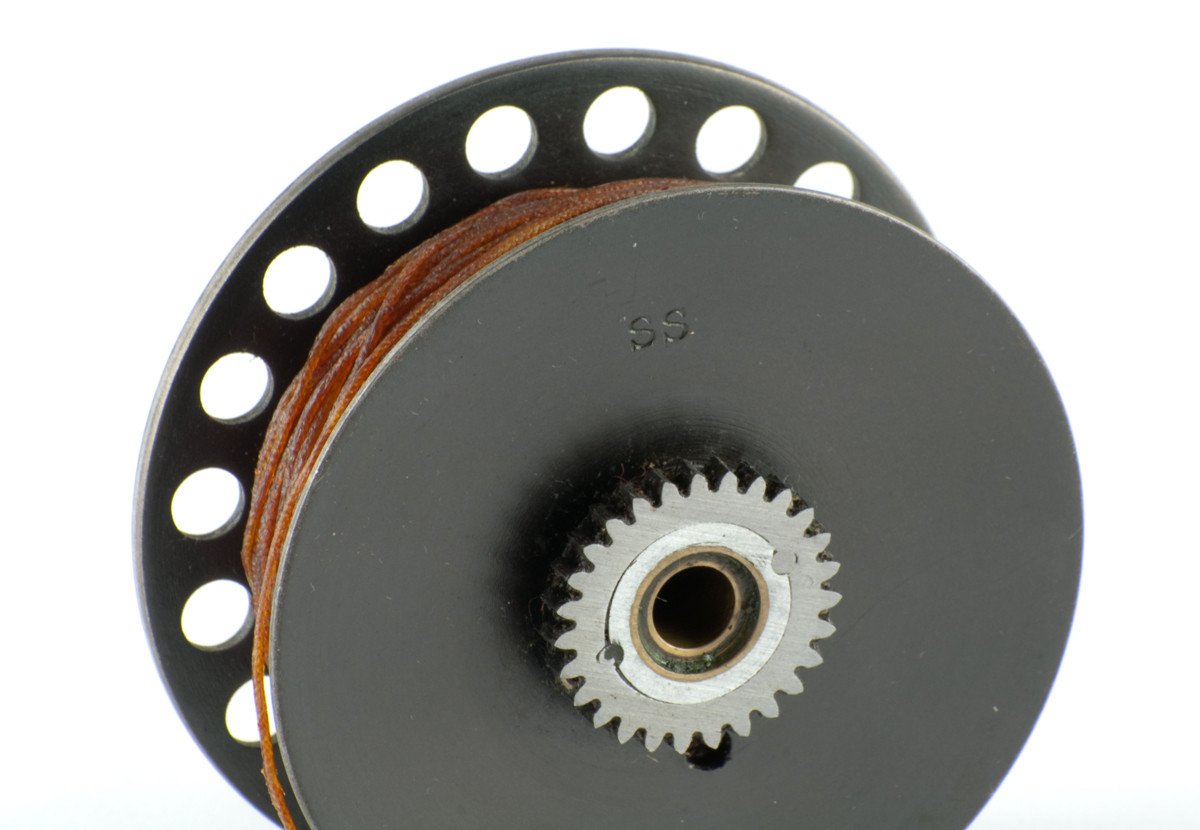 Hardy St. George Fly Reel 3" and spare spool - with leather cases!