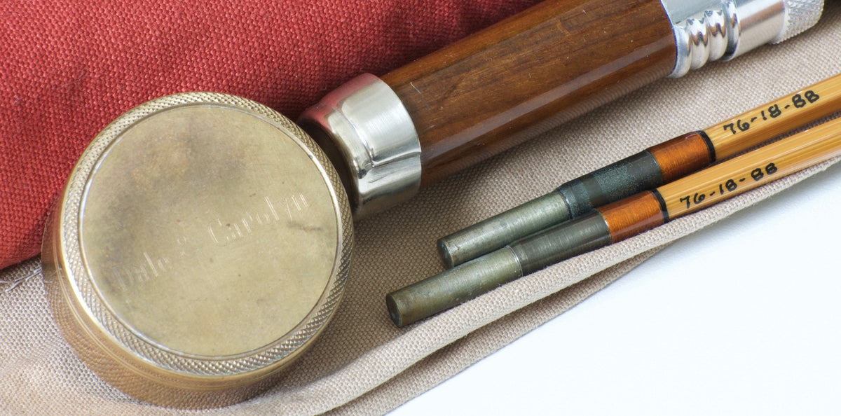 Jim Schaaf Dickerson Model 7612 Bamboo Rod 7'6" 2/2 #4 - overall view