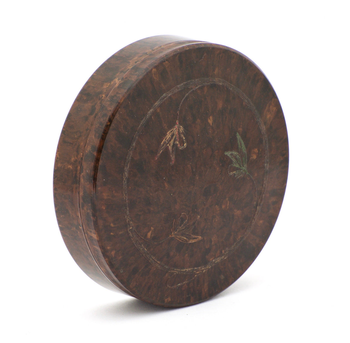 Hardy Bros. Neroda Round Gut Leader Fly Box (Oxblood) 