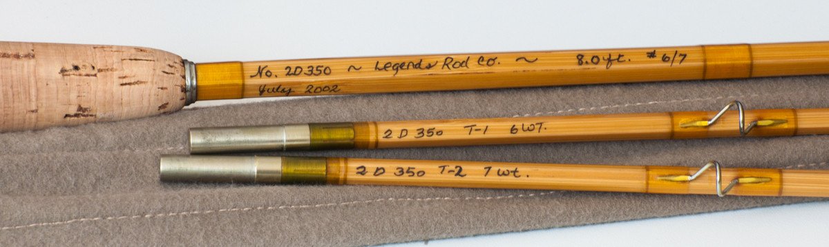 Legends Rod Co. 8' 6/7 weight Bamboo Fly Rod
