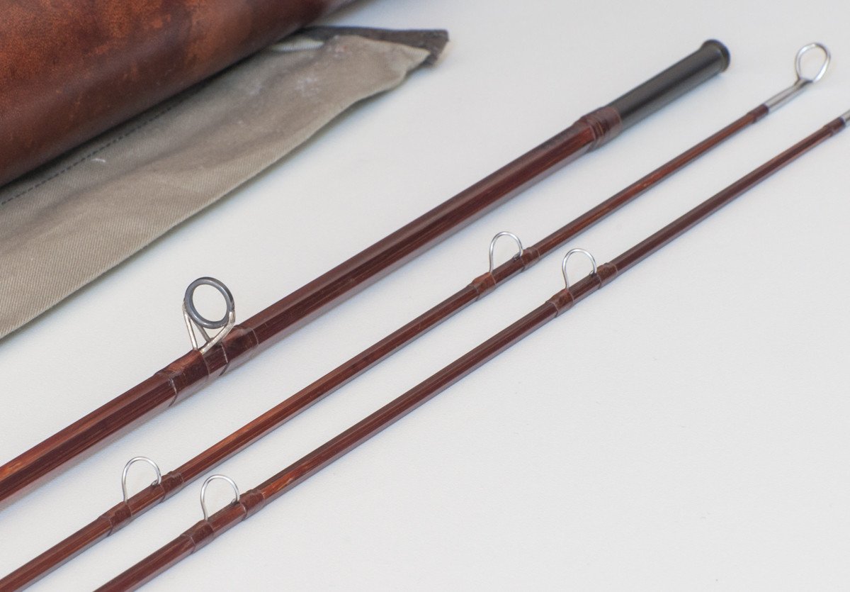 Orvis Wes Jordan 8' 2/2 7wt Bamboo Rod with Leather Tube