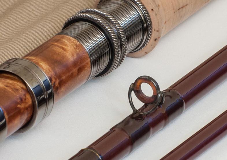 Graywolf Rods / Tom Morgan Rodsmiths Fiberglass Fly Rod - 8' 5wt 4pc!