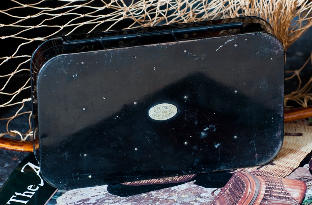 Japanned Salmon Fly Box - J Forrest