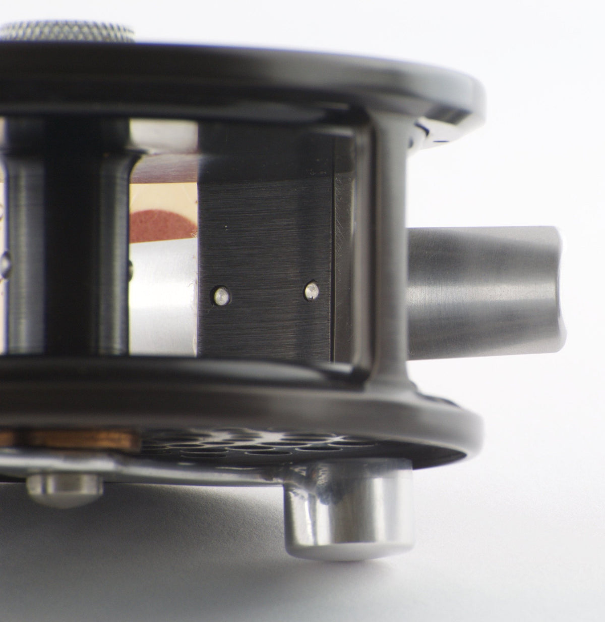 Bogdan Large Steelhead Fly Reel - ALL BLACK - LHW