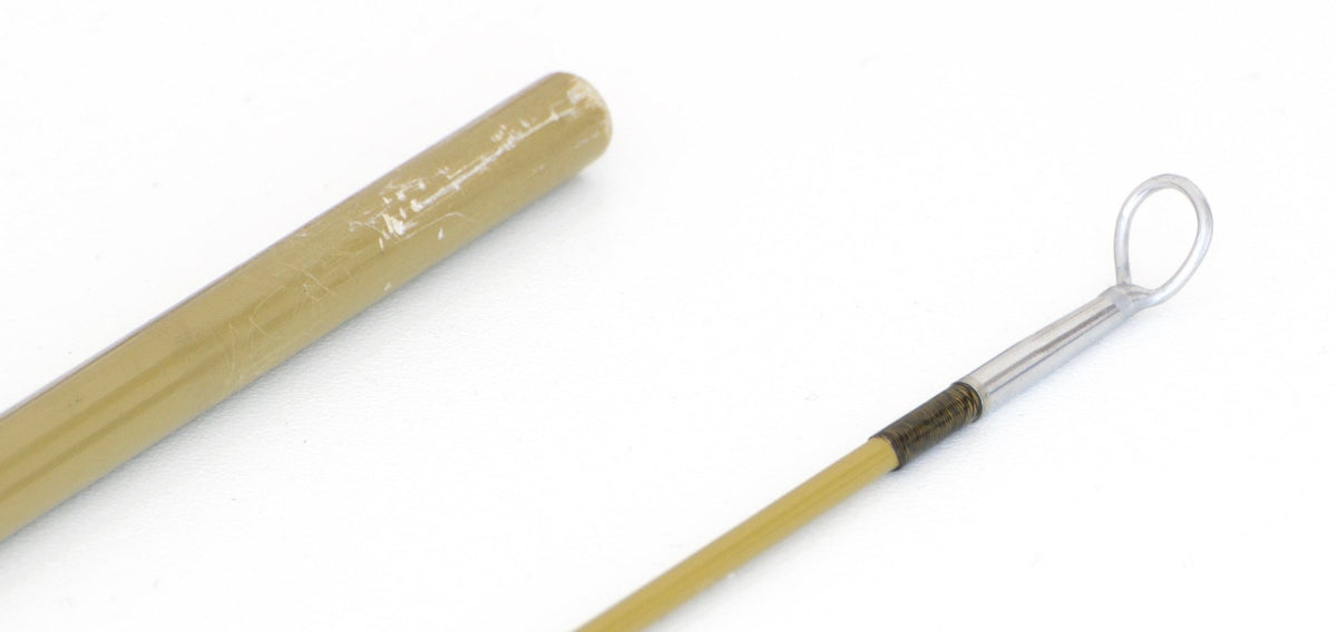 Orvis "Golden Eagle" 8' 6-7wt 2 pc. Fiberglass Fly Rod - ferrule joints and connections
